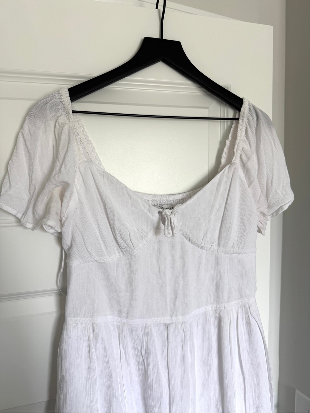 Mini hollister summer romper dress in white